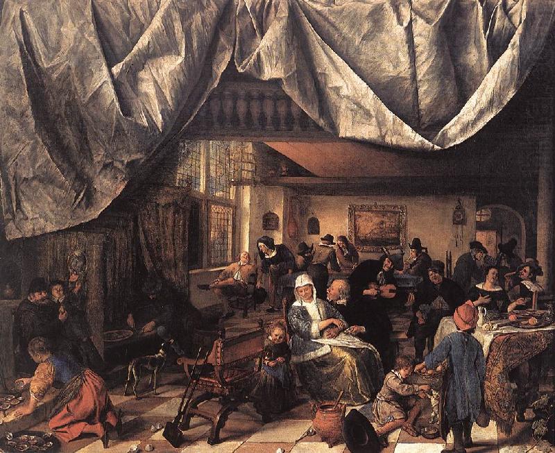 Jan Steen The Life of Man china oil painting image